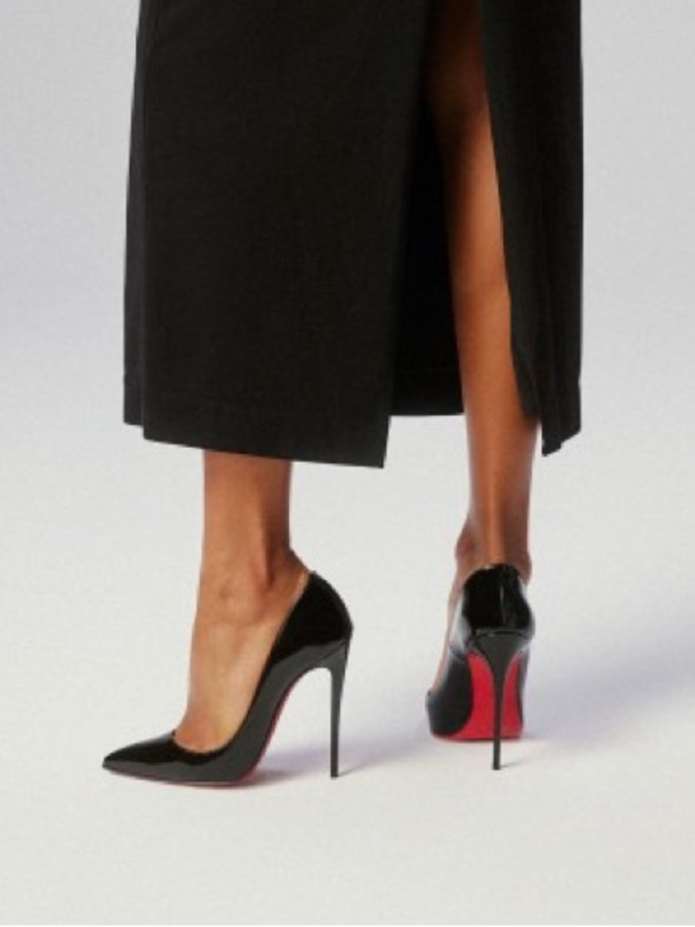 CHRISTIAN LOUBOUTIN Black Patent So Kates